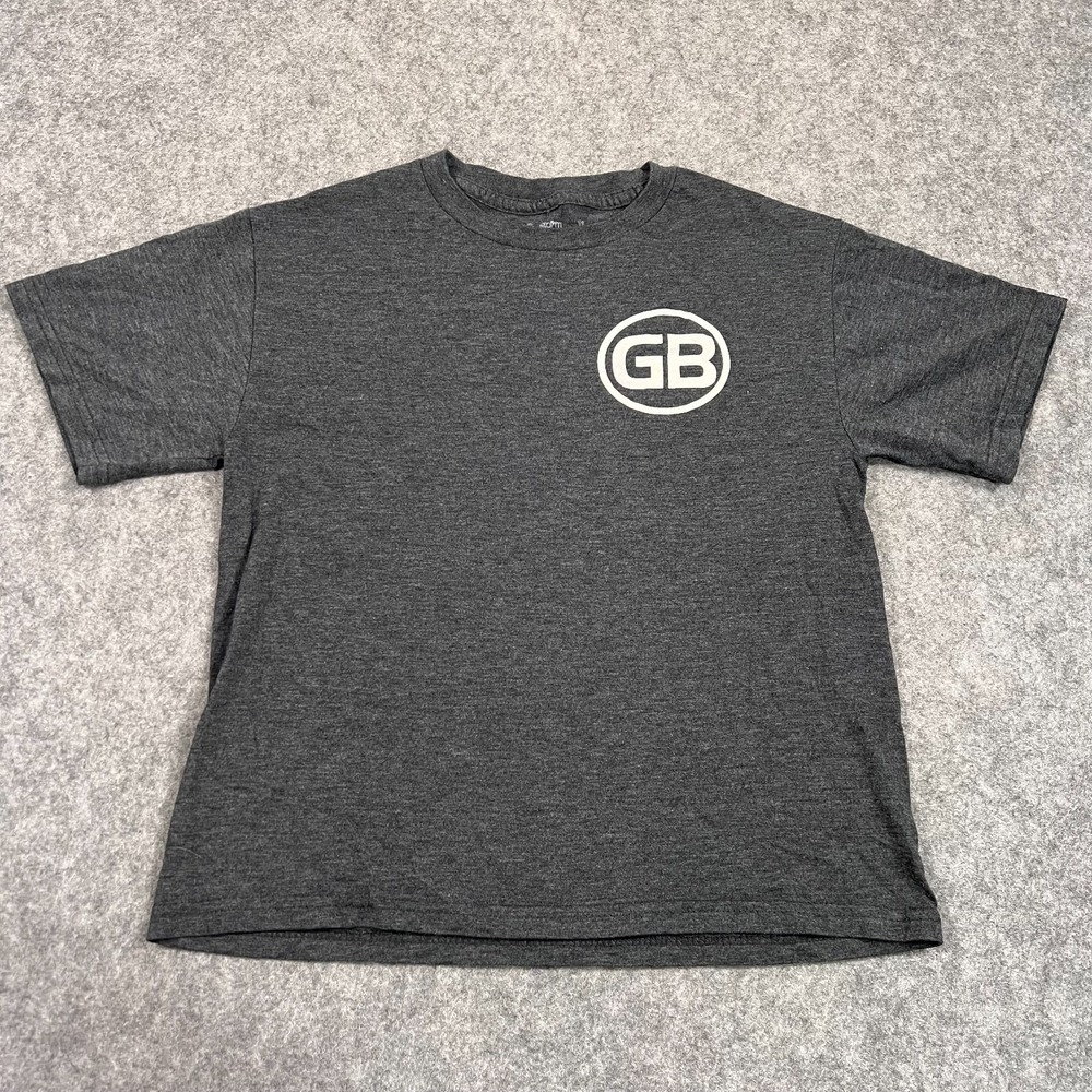 Gracie Barra Equipe Storm Boys Gray Short Sleeve Graphic T-Shirt‎ Youth Size 18